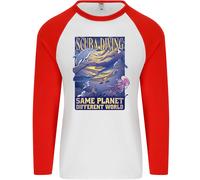 Same Planet Different World Uomo L/S Baseball T-Shirt