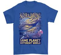 Same Planet Different World Uomo T-Shirt 100% Cotone