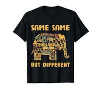 Same Same But Different Thailand Bangkok - Scritta in lingua tedesca Maglietta