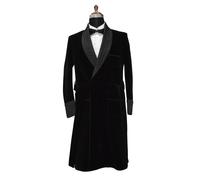 Same Stile IN Bianco Fumare Abito Designer Cena Cappotto Lungo