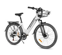 SAMEBIKE 26"x2.1" Pneumatico Grasso Bicicletta Elettrica Urbana 36V 15Ah Batteria Rimovibile Schermo LCD Colorato E-bike da Pendolarismo Per Adulti