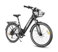 SAMEBIKE 26"x2.1" Pneumatico Grasso Bicicletta Elettrica Urbana 36V 15Ah Batteria Rimovibile Schermo LCD Colorato E-bike da Pendolarismo Per Adulti