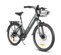 SAMEBIKE 26"x2.1" Pneumatico Grasso Bicicletta Elettrica Urbana 36V 15Ah Batteria Rimovibile Schermo LCD Colorato E-bike da Pendolarismo Per Adulti