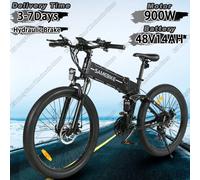SAMEBIKE Bici Elettrica 900W Motore 48V14AH Batteria Al Litio Freno Idraulico Pieghevole E-bike Per Adulti 26 Pollici Pneumatico All-Terrain E-bike