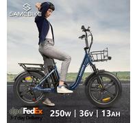 Samebike C05 Pro Bici elettrica pieghevole per adulti Mountain bike con batteria rimovibile 36V 13Ah 20" x 4.0 Fat ebike
