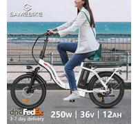 Samebike CY20 Bici elettrica pieghevole per adulti City ebike con batteria rimovibile 36V 12Ah