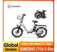 Samebike CY20 pieghevole bicicletta elettrica 20 pollici e-bicicletta 350W 36V 12Ah MTB Mountain Bike all'aperto Ebike grassa per gli adulti