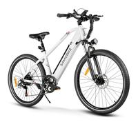 SAMEBIKE Nuovi modelli di biciclette elettriche per uomini e donne, 26 x 2,1 pollici pneumatici grassi, 36 V 15 Ah bicicletta elettrica (a01-men, white)