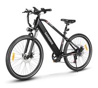 SAMEBIKE Nuovi modelli di biciclette elettriche per uomini e donne, 26 x 2,1 pollici pneumatici grassi, 36 V 15 Ah bicicletta elettrica (a01-men, black)