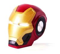 SAMERIO Altoparlante Bluetooth Portatile Iron Man Wireless Con Heavy Bass - Piccolo Altoparlante per Esterni Con Cavo di Ricarica USB - Idee Regalo