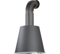 Samet Cappa Cucina Aspirante a Parete Larghezza 50 cm Classe C colore Antracite - RetroAN