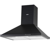 Cappa a piramide 60 cm colore nera - Samet Eolo