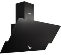 Samet Cappa Cucina Aspirante a Parete Larghezza 90 cm Classe D colore Nero - Turbine90NE