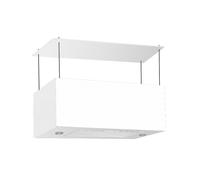 Samet Cappa Cucina Aspirante Isola Larghezza 60 cm Capacità 650 m3/h colore Cristallo Bianco - Diamond Samet