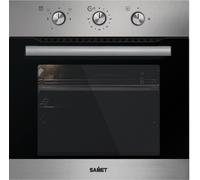 Samet Forno a Gas da Incasso Multifunzione con Grill e Timer 60 Litri 60 cm Classe A colore Inox - AdoneGas