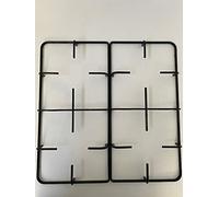 SAMET SET 2 GRIGLIE DI RICAMBIO PER CUCINA A GAS P 4751 SMALTATE NERE LUCIDE