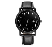 SAMEZA Gli uomini guardano i nuovi numeri di moda scale uomini guardano la vigilanza di cuoio con l'orologio analogico del quarzo del calendario
