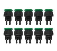 Samfox 10 Pezzi Attacchi Rapidi 4/7, Connettore Raccordi per Irrigazione Agricola G3/4/G1/2 per Connettori Rapidi da Giardino