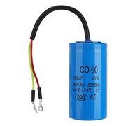 Samfox Condensatore, Cd60 Run Condensator Con Cavo 250v Ac 150uf 50/60hz per Avviamento Motore Compressore D'aria Motore