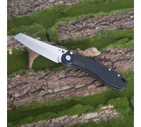 SAMFUNG Coltello tascabile pieghevole, lama in acciaio D2 impugnatura in G10, coltello EDC da tasca per il trasporto quotidiano, escursionismo, regali all'aperto (Sandblasting Blade)