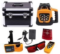 Samger Livella Laser Autolivellante 360 Professionale a Raggio Rosso Livellatore Rotante con Ricevitore Automatico Autolivellante Kit Verticale Orizzontale Misurazione Area di Lavoro di 500m