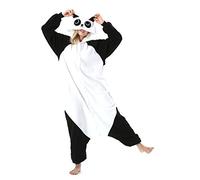 SAMGU Unisex Adulto Animale Pigiama Biancheria da Notte Anime Cosplay Costume di Halloween Carnevale Panda S