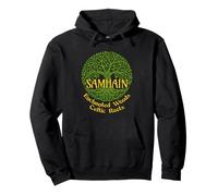 Samhain Enchanted Woods Celtic Roots Strega gaelica di Halloween Felpa con Cappuccio