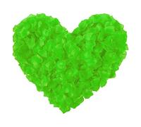 SamHeng 1000pcs Petali di Rosa in Seta Artificiale Petali di Fiori in Tessuto per la Festa di Nozze San Valentino Compleanno Decorazioni da tavola romantiche Emulazione Petali di Rosa(Verde Chiaro)