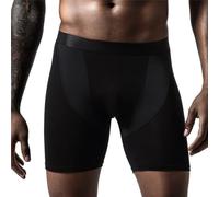 SamHeng Boxer Corsa da Uomo, Boxer Intimi Lunghi antisfregamento con Chiusura, Boxers Sportivi Lunghi, Pantaloncini Elasticizzati Indossare Come Strato Base, Leggings Corsa, Palestra e Ciclismo