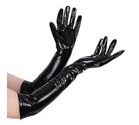 SamHeng Guanti lunghi da donna Guanti elastici al gomito Guanti da ballo da sposa per costume da festa serale