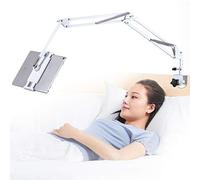 SAMHOUSING Supporto per tablet in alluminio universale flessibile per tablet con rotazione a 360 gradi per iPad Pro/iPad/iPhone/Kindle/N-Switch o altri dispositivi da 4,5~12,9 pollici (bianco)