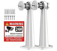 SamIdea Staffa di montaggio per telecamera di sicurezza, supporto da parete regolabile per telecamera IP PTZ Wireless Arlo Pro IP CCTV (lega di alluminio 1208, 17 cm)