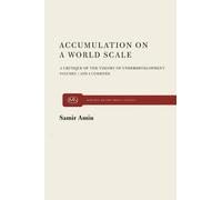Samir Amin Accumulation on a World Scale (Copertina rigida)