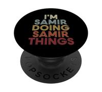Samir Name Samir Personalized Name First Given PopSockets PopGrip Adesivo