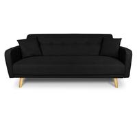 Divano letto clic clac in tessuto, divano 3 posti mod. Henry