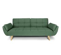 SAMIRA Divano Letto in Tessuto mod. Ambra (Verde Abete)