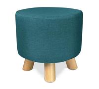 SAMIRA Pouf divano, pouf poggiapiedi - Nemo (Blu petrolio)