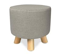 SAMIRA Pouf divano, pouf poggiapiedi - Nemoi (Tortora)