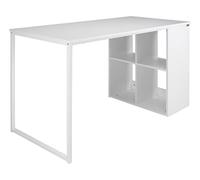 Scrivania per ufficio, scrivania con libreria colore bianco mod. Clio