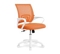 SAMIRA Sedia da ufficio ergonomica girevole - Happy (Arancione)