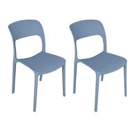 Sedia impilabile in polipropilene mod. Maya (2 pz)