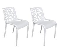 Sedia in polipropilene impilabile mod. Greta (2 pz)