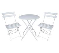 Set tavolo e sedie da giardino pieghevoli, set da esterno POSITANO