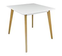 SAMIRA Tavolo Cucina Quadrato 80x80 Bianco, Tavolo Ristorante MOD. Iago