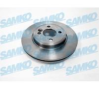 SAMKO 2x Disco Freni Anteriore Ventilato Adatto A per Mini Cabriolet R57 R55 R56