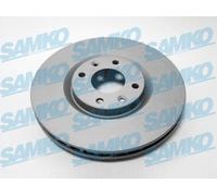 SAMKO 2x Disco Freni Anteriore Ventilato per Citroën C4 I Scatola/Berlina LR La