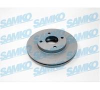 SAMKO 2x Disco Freni Anteriore Ventilato per Mazda 121 III Jasm Jbsm 2 Dy Ford
