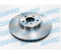 SAMKO 2X Disco Freno Anteriore Ventilato Adatto Per BMW X5 E70 X6 E71 E72