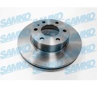 SAMKO 2X Disco Freno Anteriore Ventilato Adatto Per Iveco Daily IV Bus