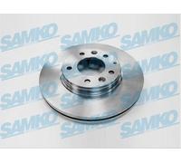 SAMKO 2X Disco Freno Anteriore Ventilato Adatto Per Mazda 6 Berlina GG GY